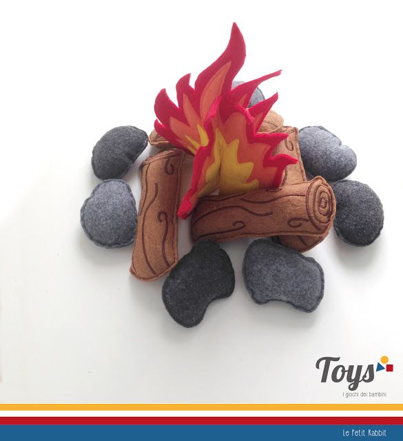 Toys: i giochi dei bambini: Flame Felt Campfire